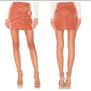 Revolve Tularosa velvet Katie Skirt